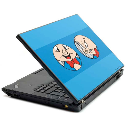 Looney Tunes Porky Pig Two Circles Lenovo T420 Skin