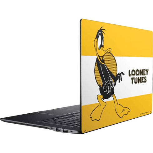 Looney Tunes Daffy Duck Yellow Stripes Ativ Book 9 (15.6in 2014) Skin