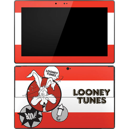 Looney Tunes Wile E Coyote Red Stripes Surface Pro Tablet Skin