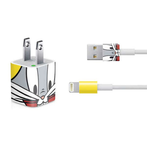 Looney Tunes Bugs Bunny Zoomed In iPhone Charger (5W USB) Skin