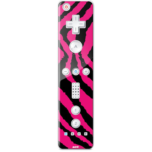 Retro Zebra Wii Remote Controller Skin