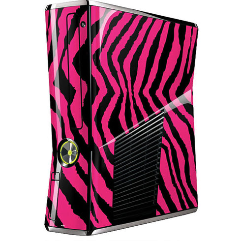 Retro Zebra Xbox 360 Slim (2010) Skin
