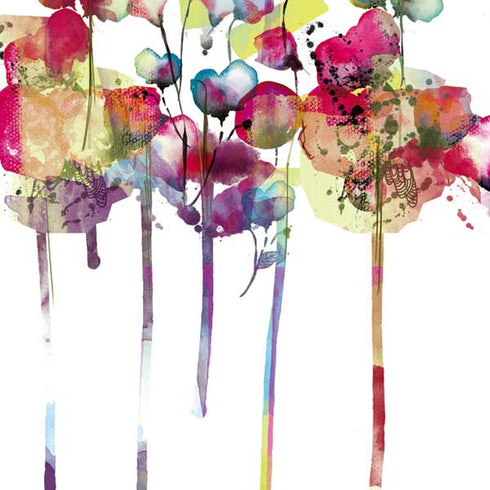 Painted Flowers Galaxy Z Flip Skin