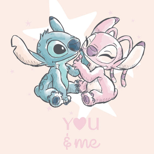 Disney Lilo and Stitch Stitch and Angel Galaxy A30 Clear Case