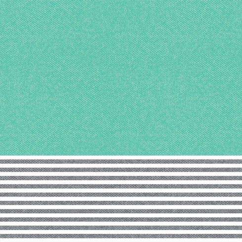 Teal and Grey Stripes Playstation 3 & PS3 Slim Skin