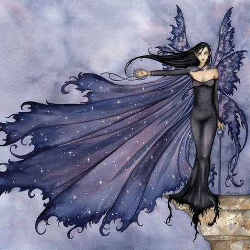 Cloak of Stars by Amy Brown Wii Remote Controller Skin