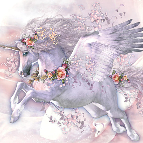 Spring Flight Unicorn by Laurie Prindle iPhone 13 Pro Max Folio Case