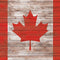 Canadian Flag Dark Wood Steam Deck Handheld Gaming Computer OLED Skin