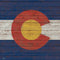 Colorado Flag Dark Wood PS5 Pro Console Skin