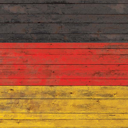 German Flag Dark Wood Galaxy Z Flip Skin