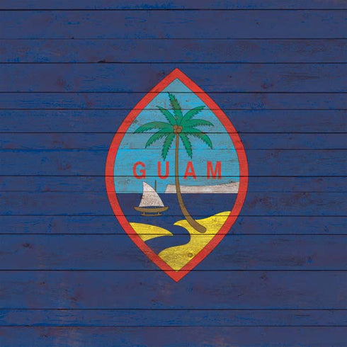 Guam Flag Dark Wood Beats Solo Pro Skin