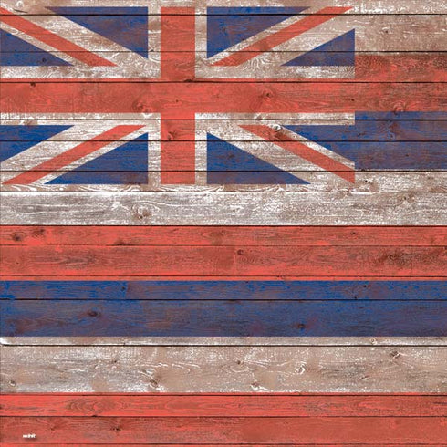 Hawaiian Flag Dark Wood Steam Deck Handheld Gaming Computer OLED Skin