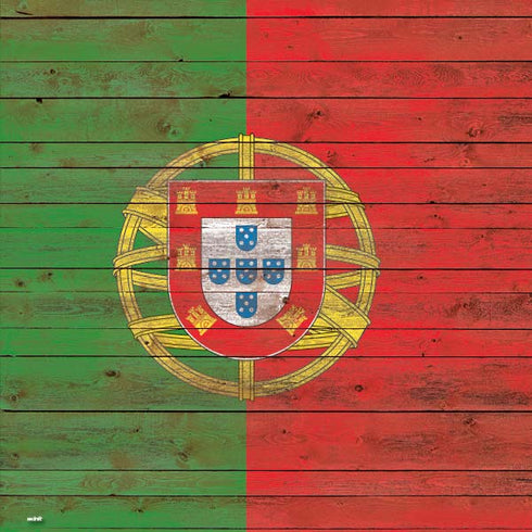 Portuguese Flag Dark Wood Studio Wireless Skin