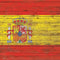 Spain Flag Dark Wood Galaxy A10e Clear Case