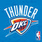 NBA OKC Thunder Distressed Wii (Includes 1 Controller) Skin