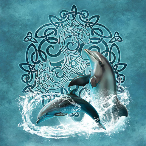 Celtic Dolphin by Brigid Ashwood Amazon Echo Buds Skin