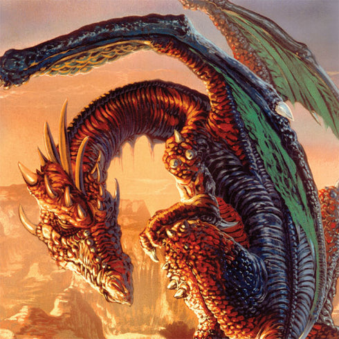 Bravery Misplaced Dragon and Knight by Ed Beard Jr Amazon Echo Buds Skin