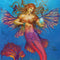 Mermaid Water Fairy by Ed Beard Jr iPhone 14 Plus Folio Case
