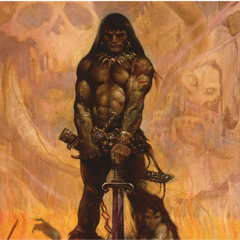 Barbarian by Frazetta Amazon Echo Buds Skin