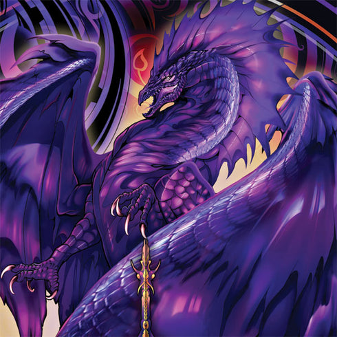 Dragonblade Netherblade Purple by Ruth Thompson iPhone 14 Plus Folio Case