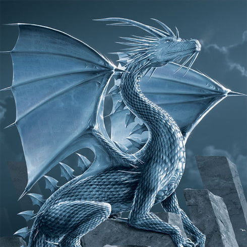 Silver Dragon by Vincent Hie iPhone 14 Folio Case