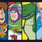 Disney Toy Story Character Grid SteelSeries Rival 600 Gaming Mouse Skin
