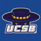 University of California-Santa Barbara UCSB Gauchos Blue Wii (Includes 1 Controller) Skin