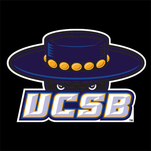 University of California-Santa Barbara UCSB Gauchos Black iPhone 14 Folio Case