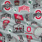 Ohio State University Pattern Wii Remote Controller Skin