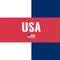 USA Flag Color Block Wii Remote Controller Skin