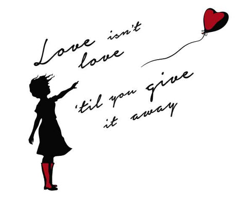 Love Isnt Love Til You Give It Away PlayStation VR2 Skin