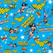 DC Comics Wonder Woman Action pose pattern Apple AirPods (3rd Gen 2021) Skin
