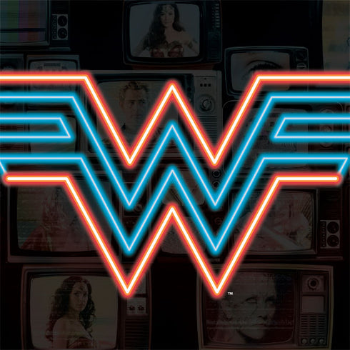 Wonder Woman 1984 (2020) Neon Logo iPhone 14 Plus Folio Case