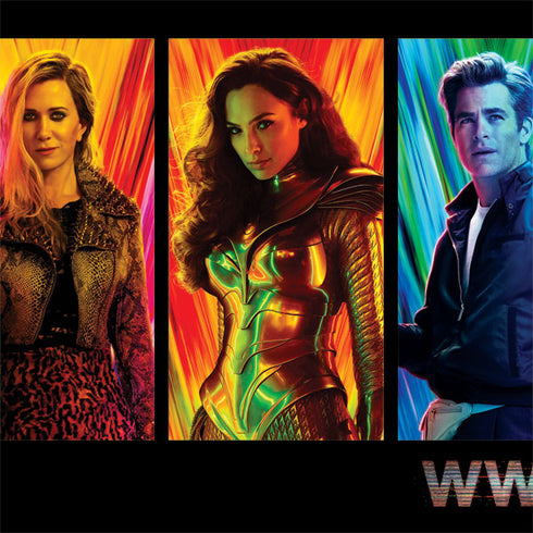 Wonder Woman 1984 (2020) Characters Poster SteelSeries Rival 600 Gaming Mouse Skin