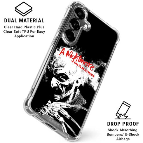 A Nightmare on Elm Street Galaxy S26 Clear Case