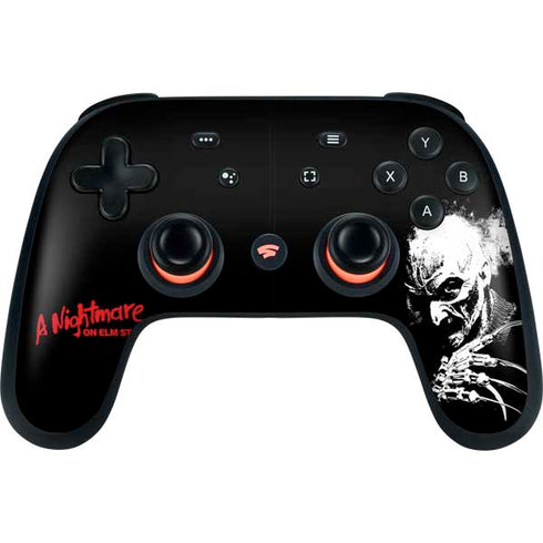 A Nightmare on Elm Street Google Stadia Controller Skin