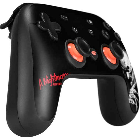A Nightmare on Elm Street Google Stadia Controller Skin