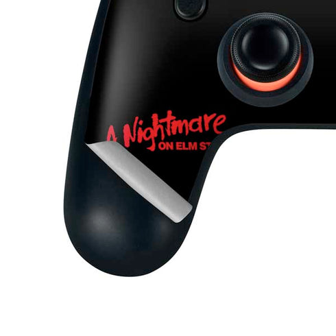 A Nightmare on Elm Street Google Stadia Controller Skin