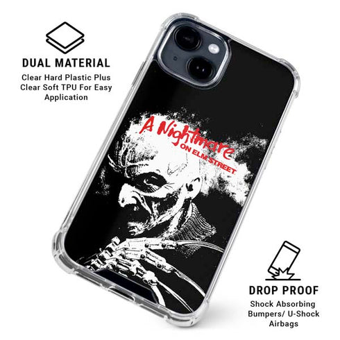 A Nightmare on Elm Street iPhone 15 Clear Case