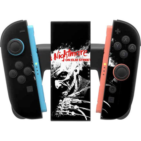 A Nightmare on Elm Street Nintendo Switch 2 (2025) Joy-Con Controller Skin