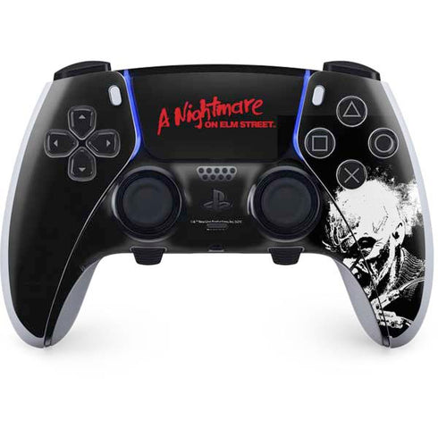 A Nightmare on Elm Street PS5 DualSense Edge Pro Controller Skin