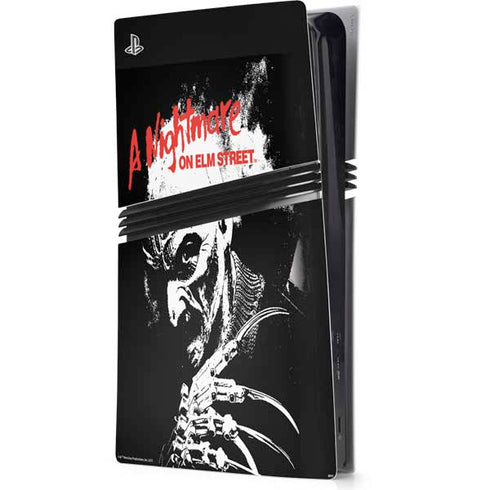 A Nightmare on Elm Street PS5 Pro Console Skin