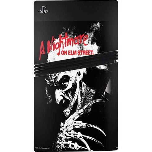 A Nightmare on Elm Street PS5 Pro Console Skin