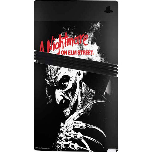 A Nightmare on Elm Street PS5 Pro Console Skin