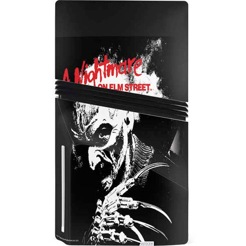 A Nightmare on Elm Street PS5 Pro Disk Console Skin