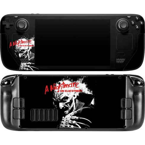 A Nightmare on Elm Street Steam Deck Handheld Gaming Computer OLED Skin