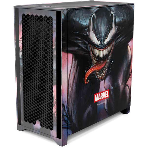 Marvel Venom Absolute Carnage by Adi Granov Corsair 4000D Tempered Glass Mid-Tower ATX Case Skin