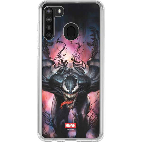 Marvel Venom Absolute Carnage by Adi Granov Galaxy A21 Clear Case