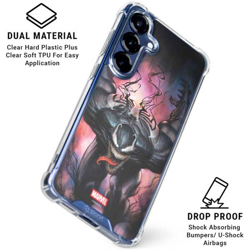 Marvel Venom Absolute Carnage by Adi Granov Galaxy S25 Clear Case
