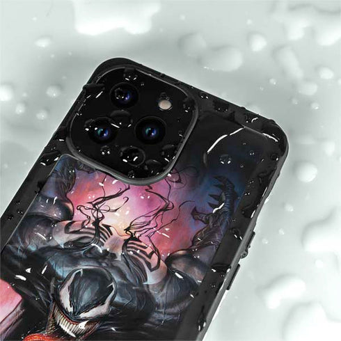 Marvel Venom Absolute Carnage by Adi Granov iPhone 14 Pro Max Waterproof Case